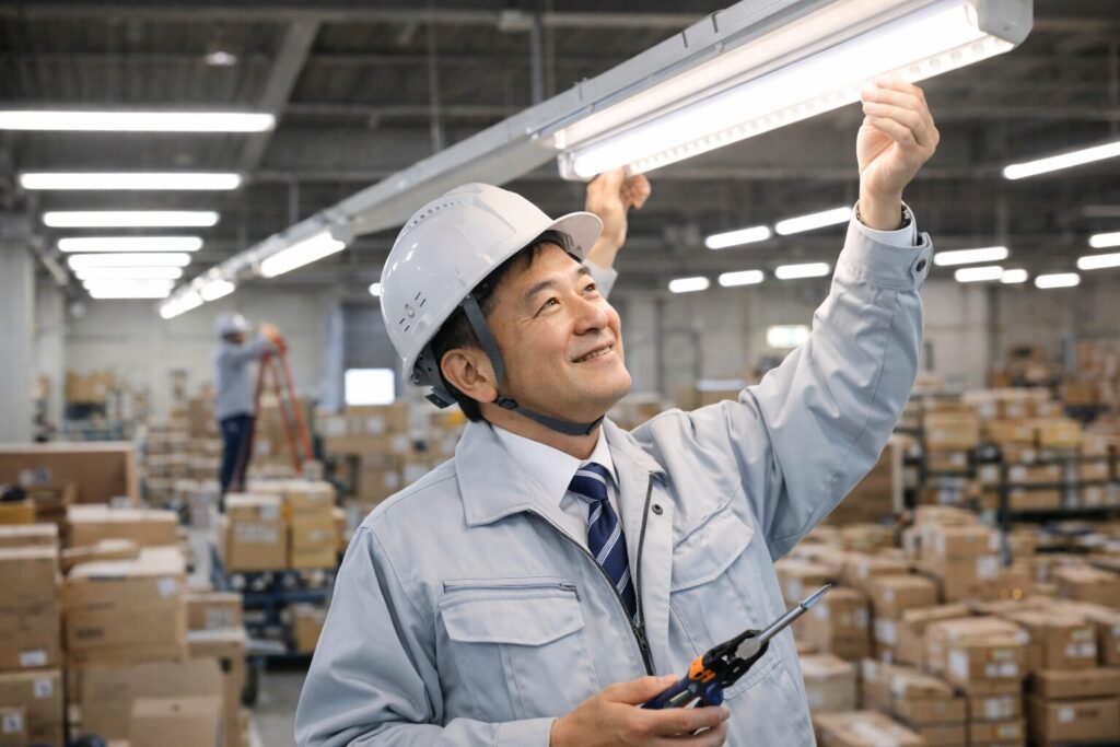 LED 施設 電気工事